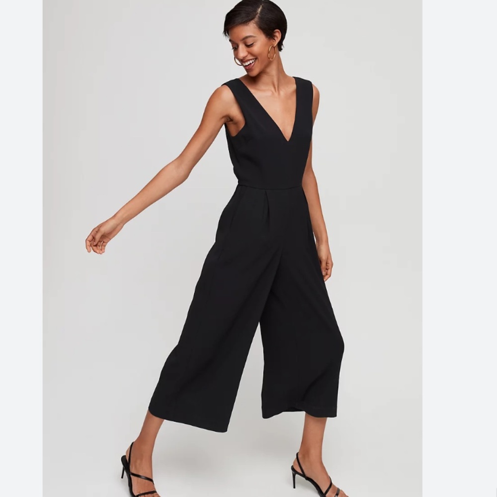 Aritzia Babaton Marcus Black Jumpsuit